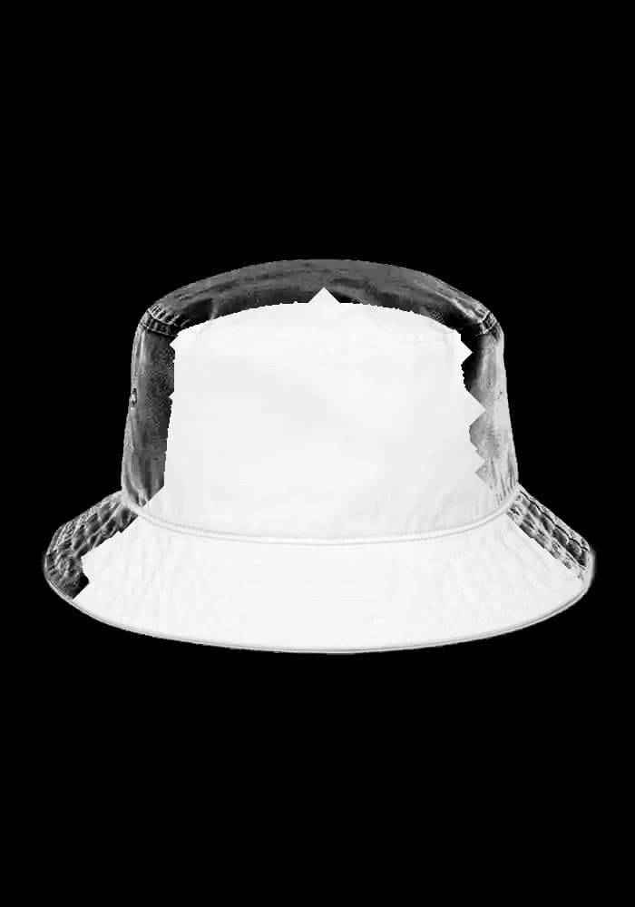 Bucket hat met eigen design — biologisch katoen — productfoto