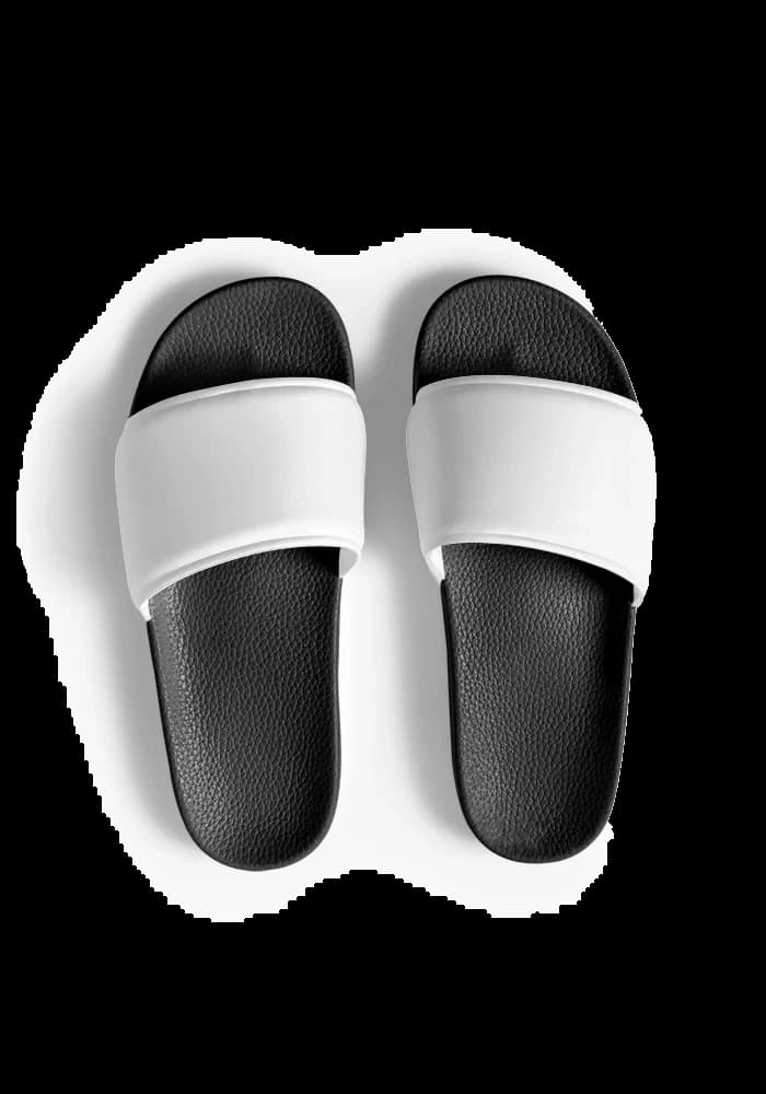 Slippers met eigen design — heren — productfoto