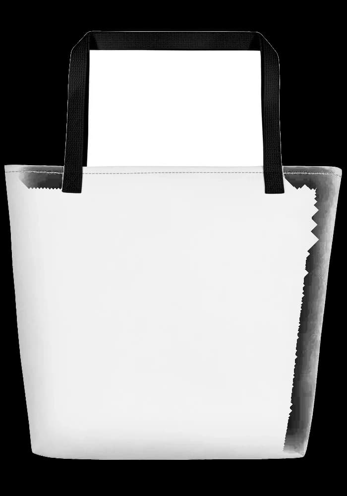 Grote schoudertas met eigen design — met vak — productfoto