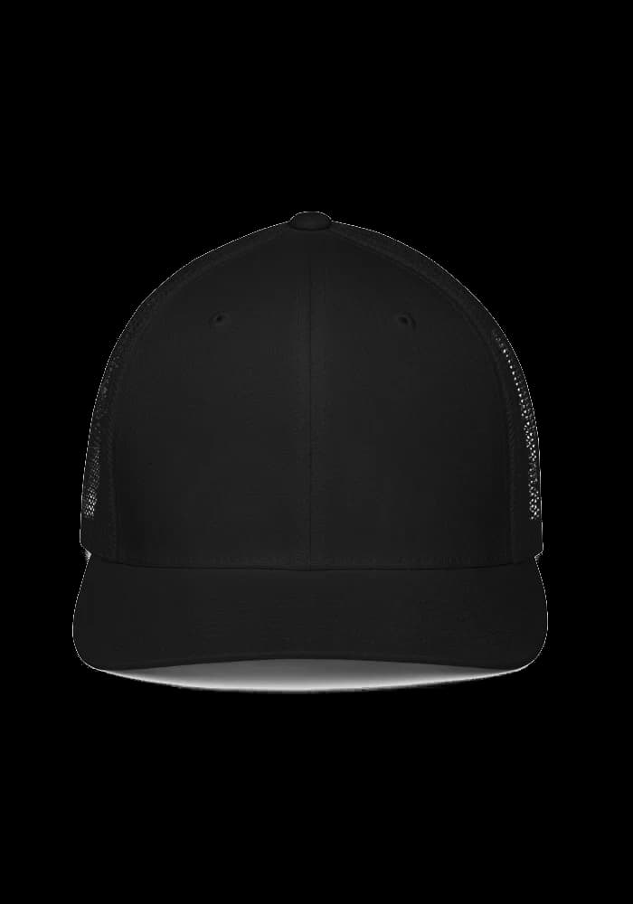 Truckerpet met eigen design — gesloten achterkant — productfoto