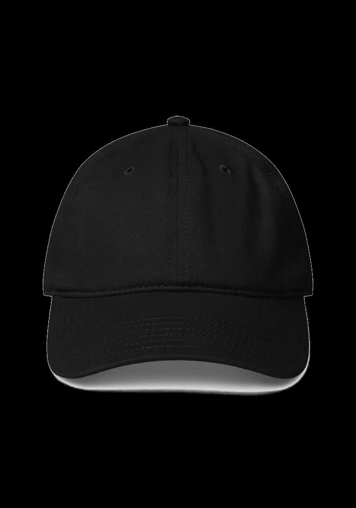 Baseballpet met eigen design — laag model — productfoto