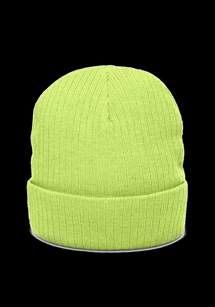 Geribbelde muts met eigen design — productfoto