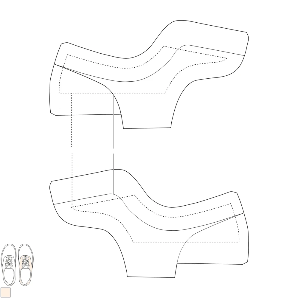 Canvas sneakers met veters en eigen design — dames — Zwart