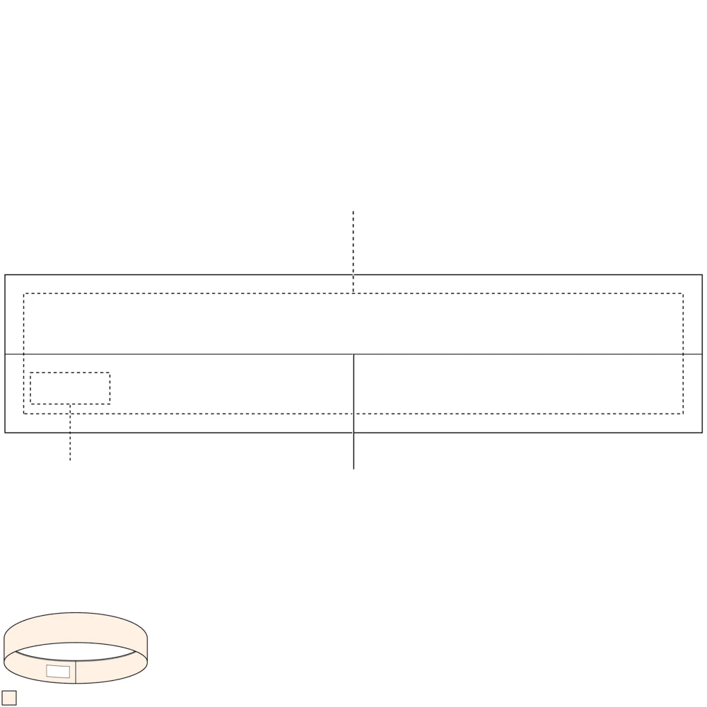 Haarband met eigen design — Wit