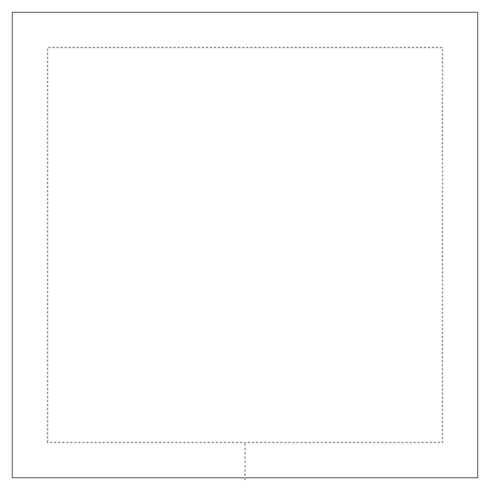 Bandana met eigen design — Wit