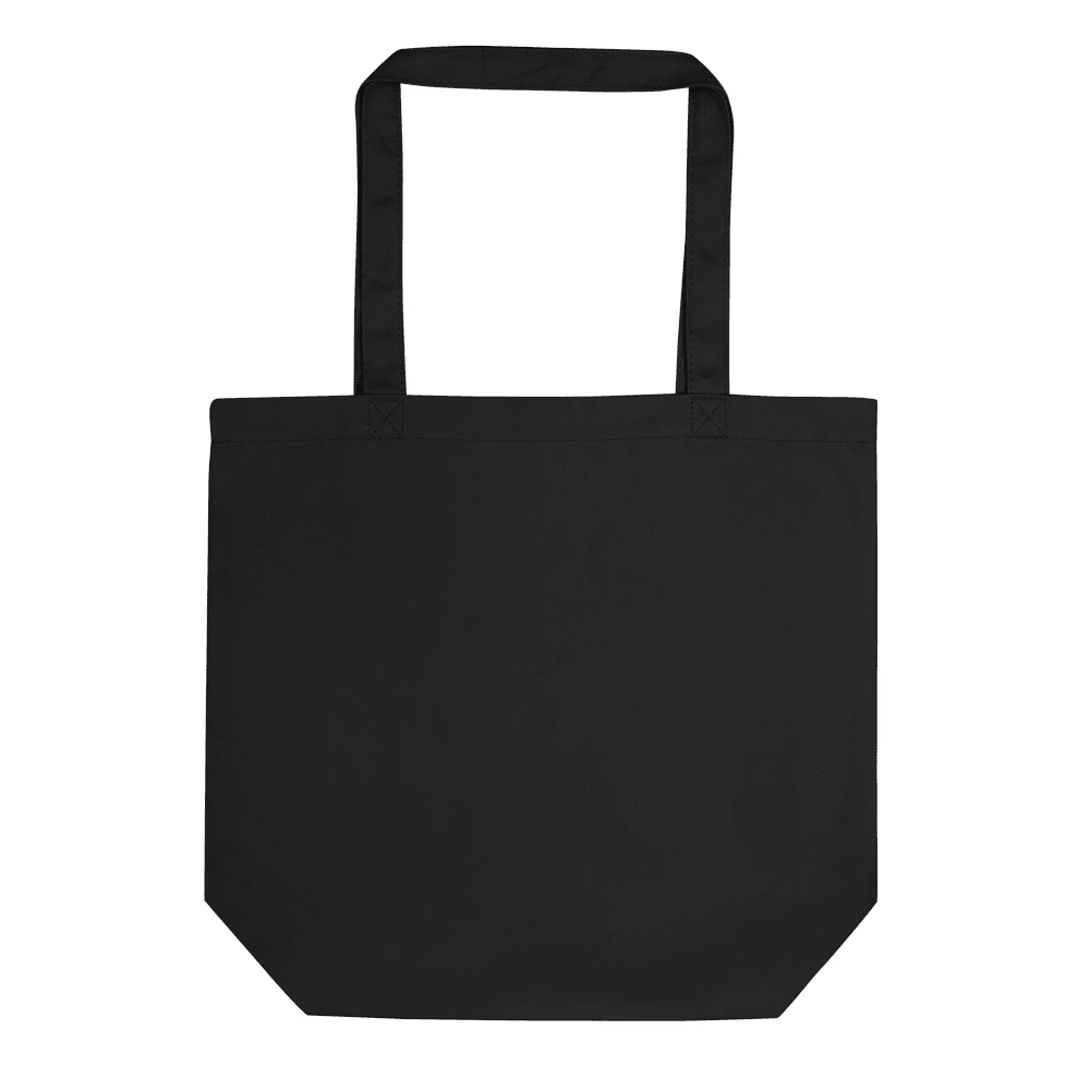 Katoenen tas met eigen design — eco — Zwart
