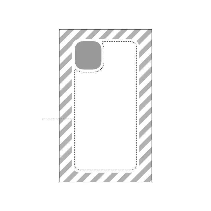 iPhone-hoesje met eigen design — dun — Glanzend