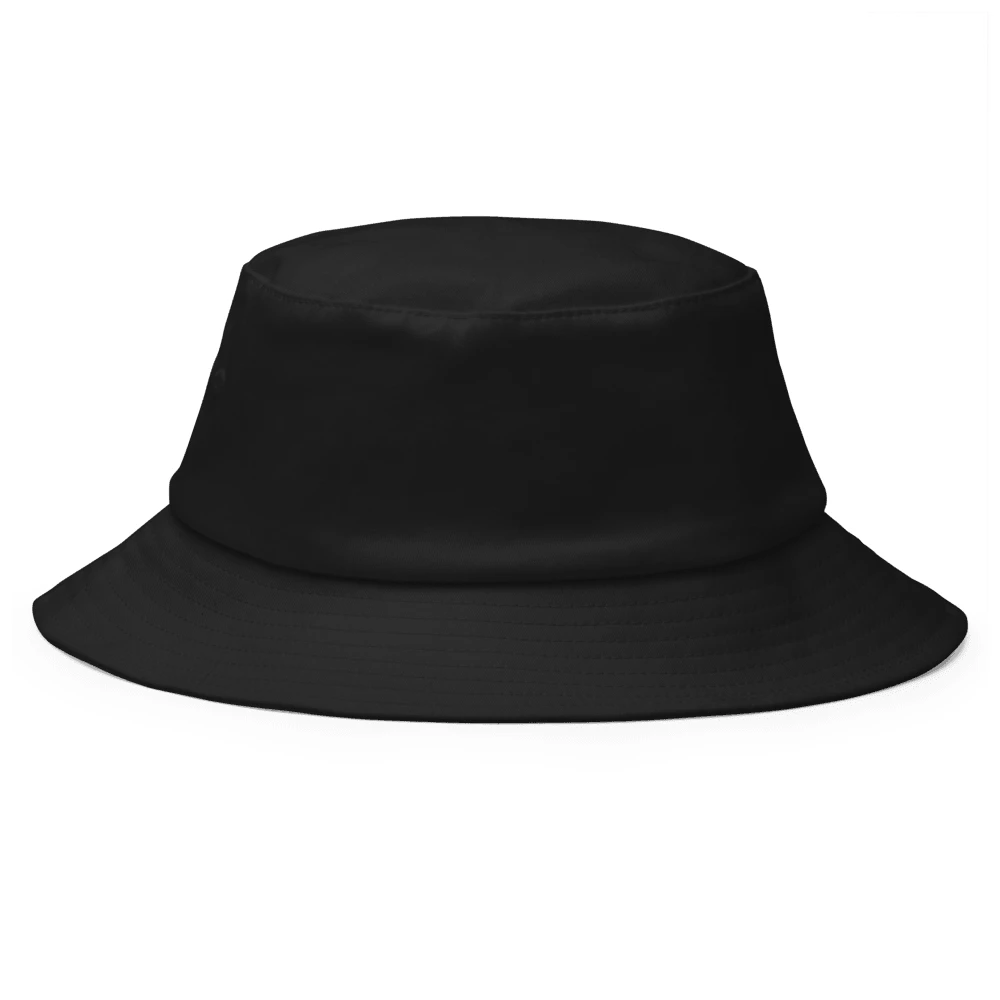 Bucket hat met eigen design — Zwart